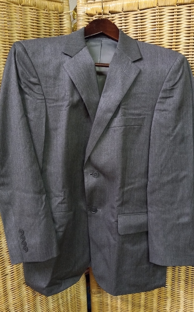 ANDREW Fezza Wool Blazer Jacket Gray Size 38S